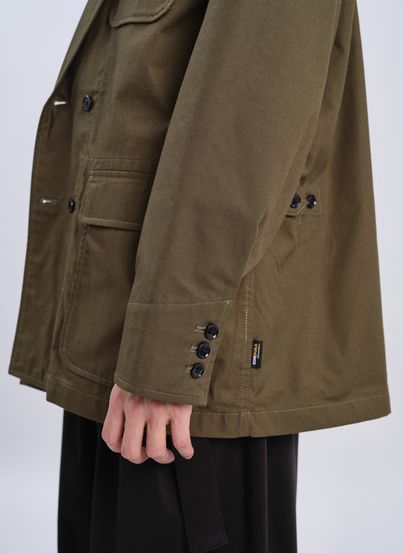Cordura Canvas Soft Work Double Breasted Blazer for Men - Durable & Stylish Office Jacket - Perfect for Business Casual, Workwear & Professional Outfits
