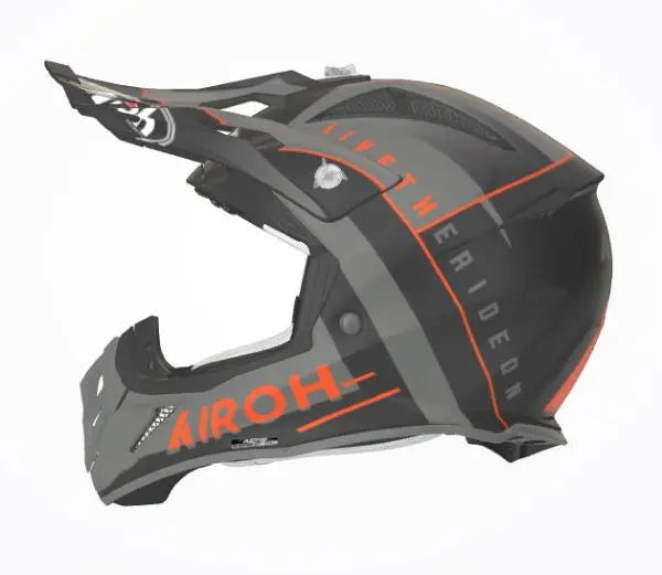 Airoh Aviator Ace Amaze Matt Orange Motorcycle Helmet - DOT & ECE Certified for Safety - Perfect for Street Biking, Racing & Urban Commuting