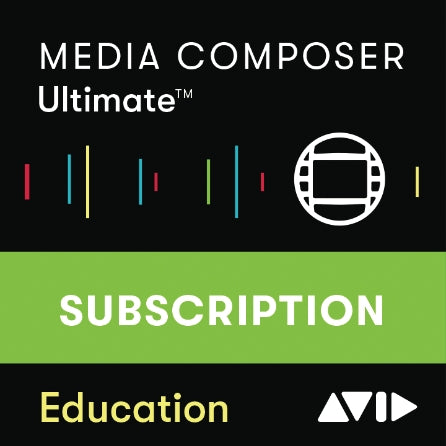 Avid Media Composer Ultimate 1-Year Floating License Subscription - Digital Download for Schools | Professional Video Editing Software for Film & TV Production