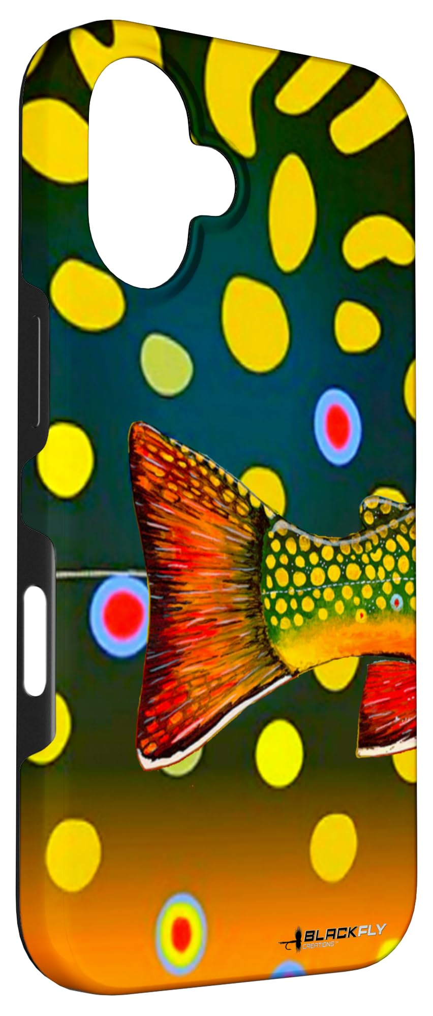 iPhone 16 Brook Trout Fly Fishing Skin Phone Case - Durable Protective Cover for Outdoor Enthusiasts | Perfect for Fishing, Hiking & Nature Adventures