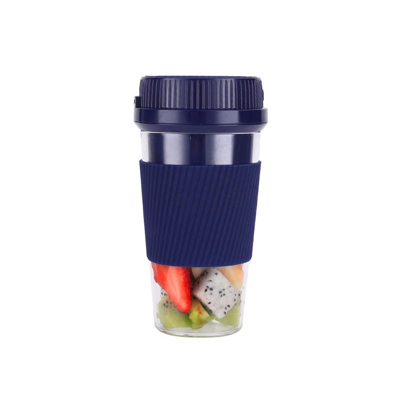 Portable USB Rechargeable Mini Electric Juicer for Home & Travel - Compact Fruit and Vegetable Blender Cup with Professional Processing - Perfect for Smoothies, Detox Drinks & On-the-Go Juicing