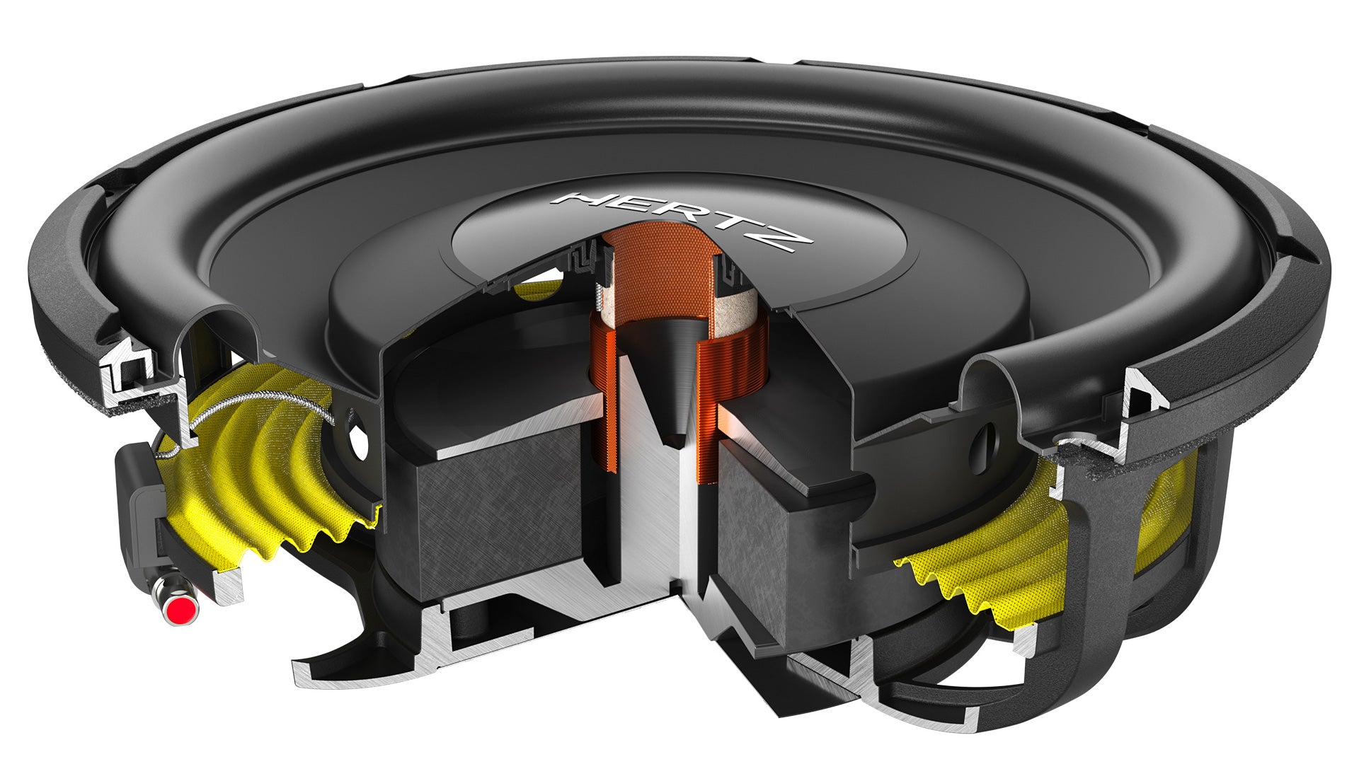 Hertz MPS 300 S4 Mille PRO 12 4 Ohm Car Subwoofer - High Performance Bass for Car Audio Systems & Custom Installations