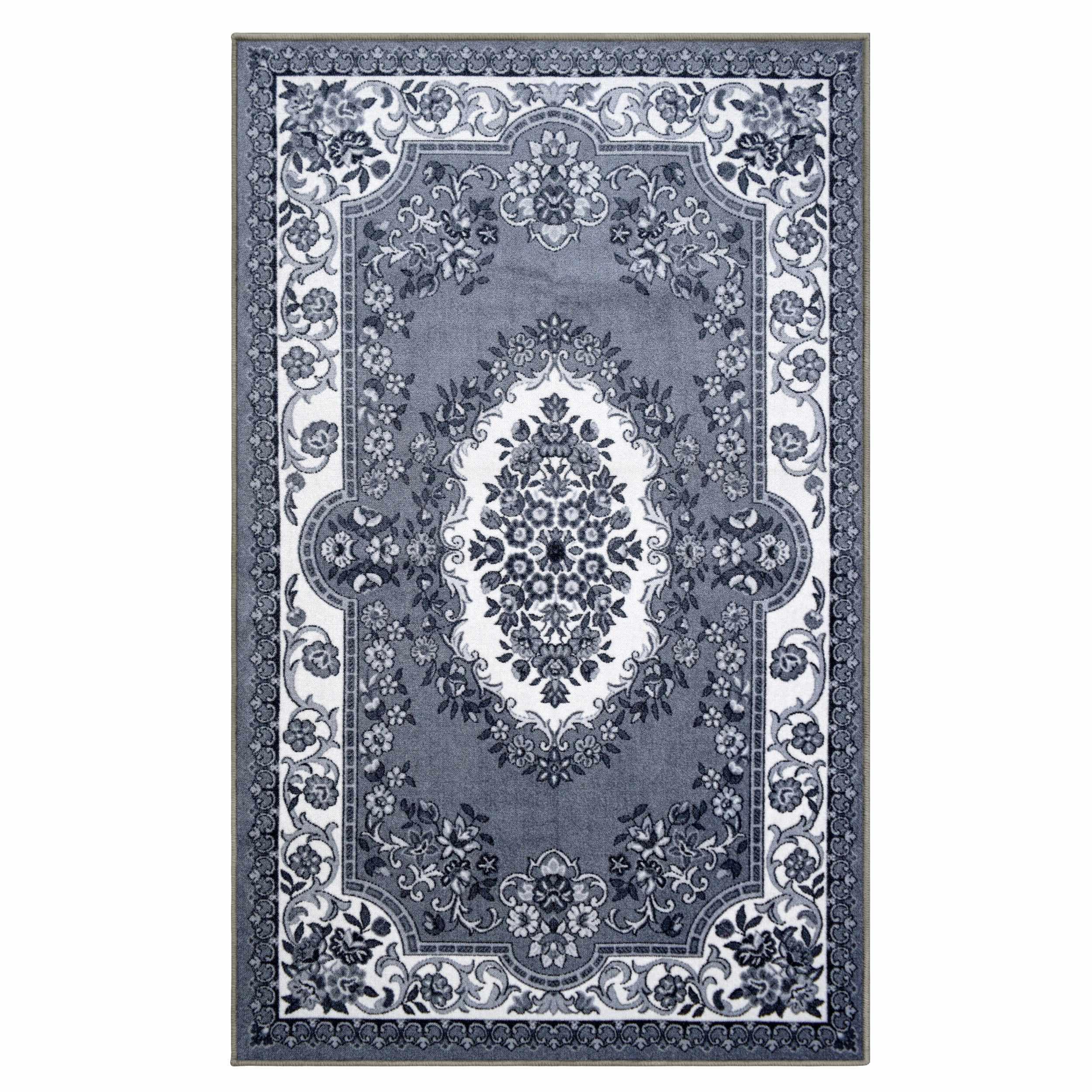 Seraphina Floral Non-Slip Indoor Area Rug, Runner Rug & Door Mat - Perfect for Living Room, Bedroom, Hallway & Entryway Decor