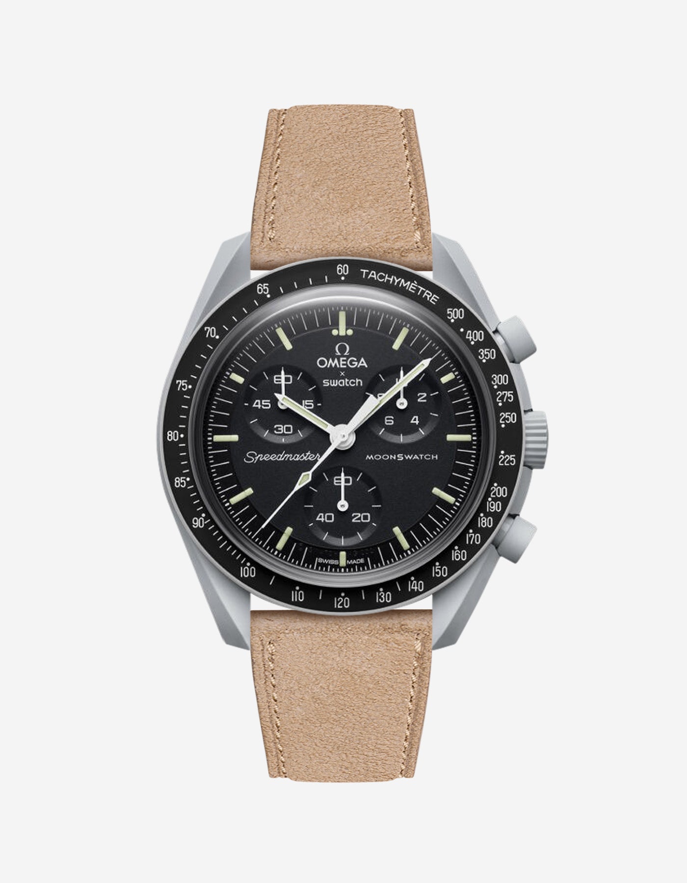 Omega x Swatch Mission to the Moon Leather Watch Straps - Premium Replacement Bands for MoonSwatch - Perfect for Dress, Casual & Space-Themed Events
