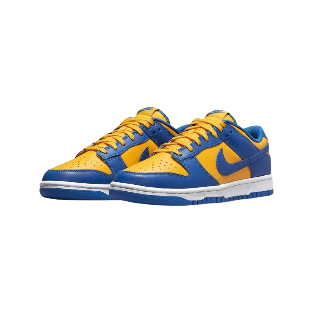 Nike Dunk Low Men's Sneakers - UCLA Blue, Jay University Gold & White - Casual Wear, Street Style, Basketball Shoes for Everyday Comfort