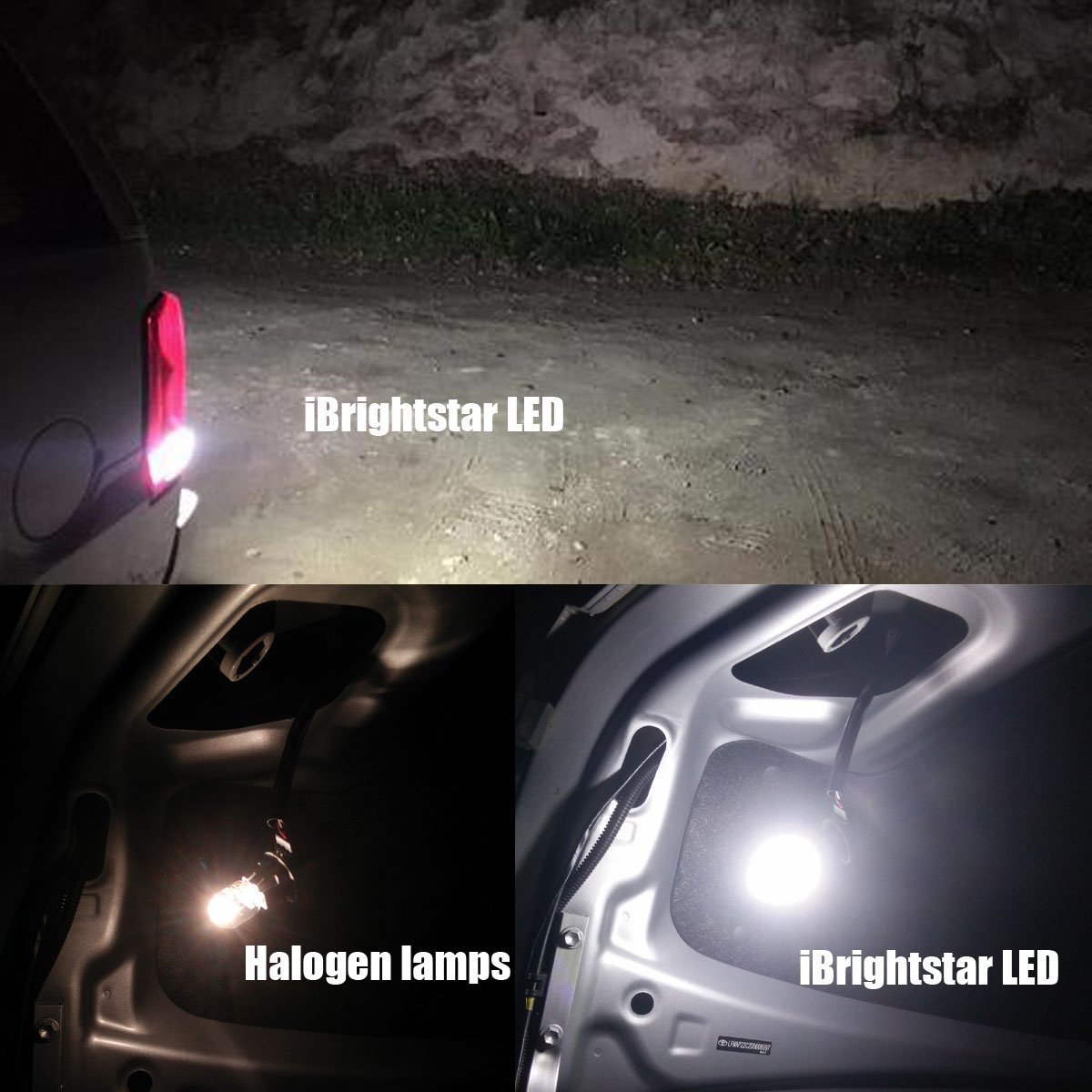 iBrightstar 9-30V Super Bright 3157 4157 3057 3156 LED Bulbs - Low Power Xenon White Replacement for Backup Reverse Lights, Tail Brake & Parking Lights | Perfect for Cars, Trucks & SUVs Nighttime Safety