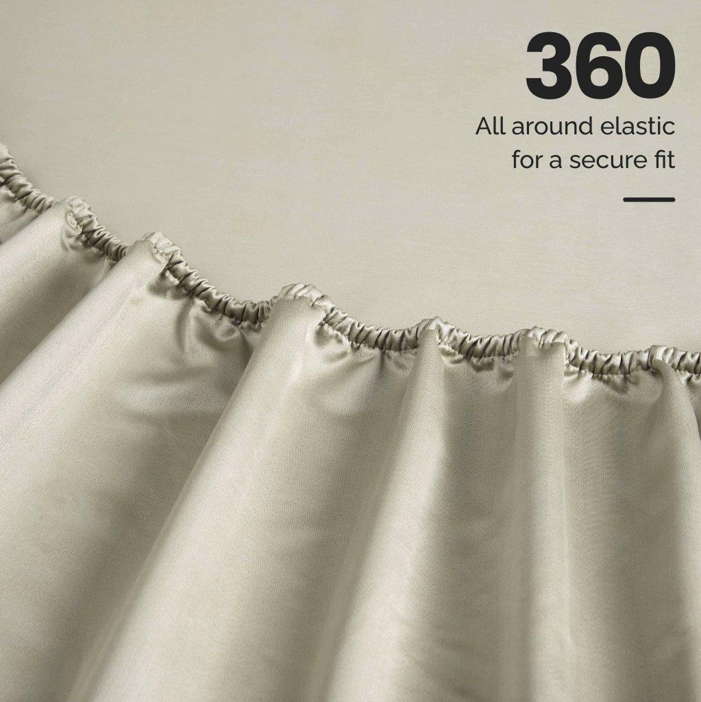 Premium 1500 Thread Count Egyptian Cotton Sheet Set - Eco-Friendly, Breathable & Hypoallergenic - Perfect for Luxury Bedding & Hot Sleepers