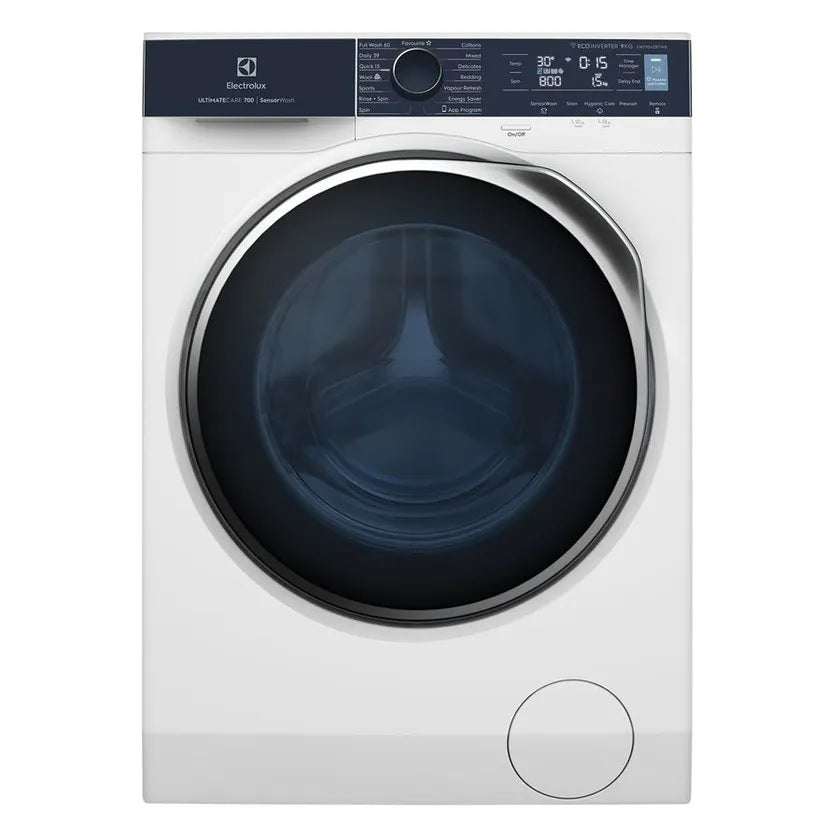 Electrolux EWF9042R7WB 9kg Front Load Washing Machine - Energy Efficient, Quiet Operation for Small Apartments & Laundry Rooms