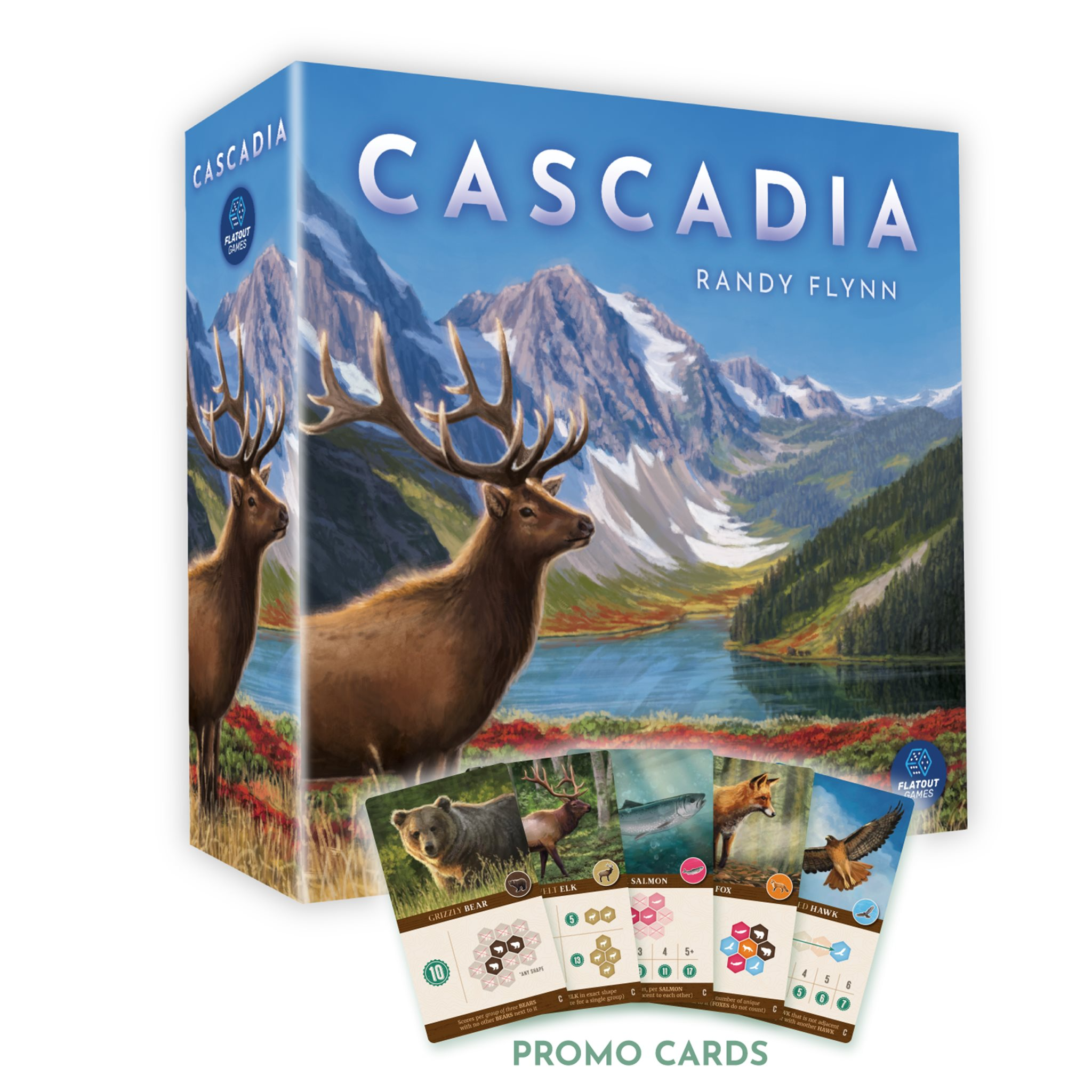 Cascadia (KS Edition) - Award-Winning Strategy Board Game for Family & Friends | Perfect for Game Nights, Parties & Indoor Fun