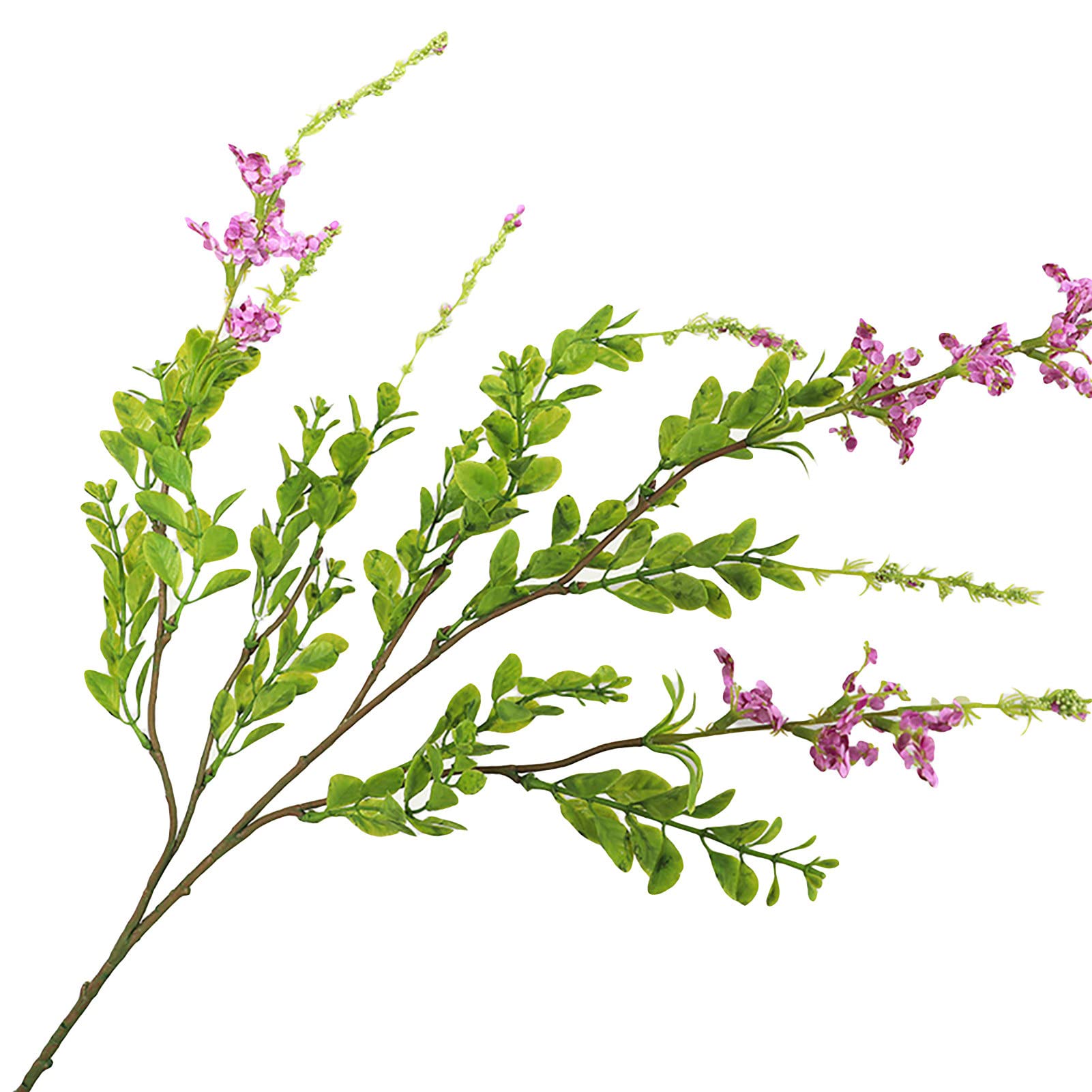 AYYUFE Exquisite Artificial Flowers - Realistic 5-Branch Plastic Salvia Bouquet with Stems for Home Decor, Indoor Party Decoration (Purple) | Perfect for Wedding Centerpieces, Table Arrangements & Living Room Decor