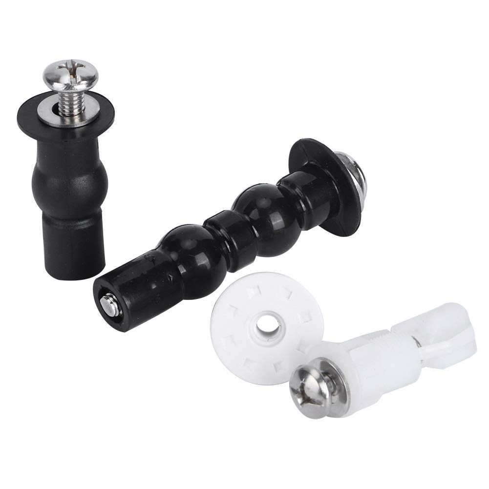 Universal Toilet Seat Cover Screws & Bolts Set - Durable Rubber Expansion Nuts & Hardware Replacement Kit for Toilet Seats - Household DIY Repair Tool Set for Bathroom Maintenance & Toilet Seat Installation