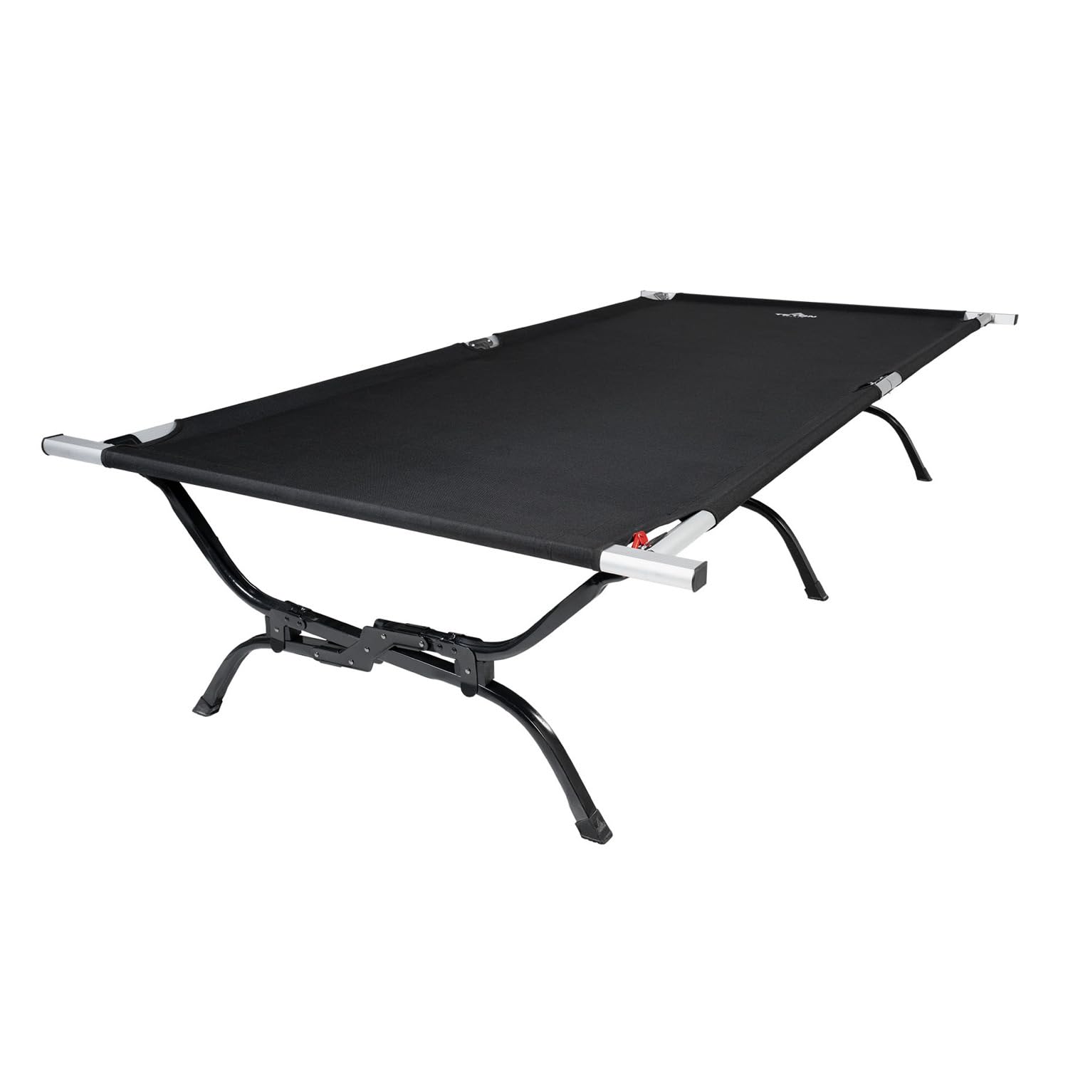 Teton Camping Cot with Patented Pivot Arm - Heavy Duty Folding Cot for Adults, Portable Outdoor Sleeping Bed with Durable Canvas - Perfect for Camping, Hiking, Backpacking & Emergency Preparedness