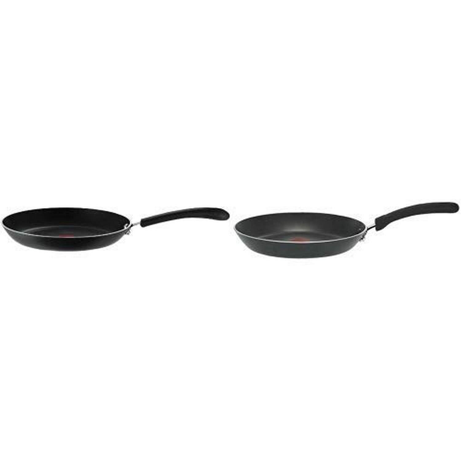 T-fal Nonstick Fry Pan Set with Thermo-Spot Heat Indicator - 8 & 10 Inch Cookware Bundle for Sauteing, Frying & Cooking Eggs - Perfect for Gas, Electric & Induction Stovetops