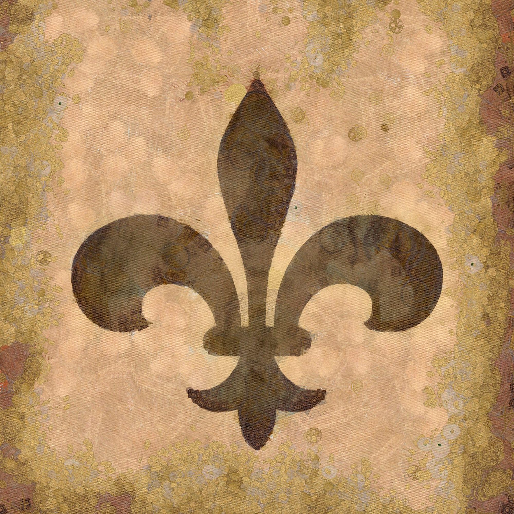 Fleur De Lis Square Sticker 3x3 Inch - Durable Vinyl Bumper Sticker for Cars, Laptops & Windows - Waterproof Decal for Outdoor Use - Perfect for Car Decor, Laptop Personalization & Home Window Art
