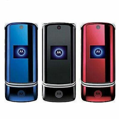 Unlocked Motorola MOTOKRZR K1 GSM Cell Phone - Black | Retro Flip Phone for Collectors & Vintage Tech Enthusiasts