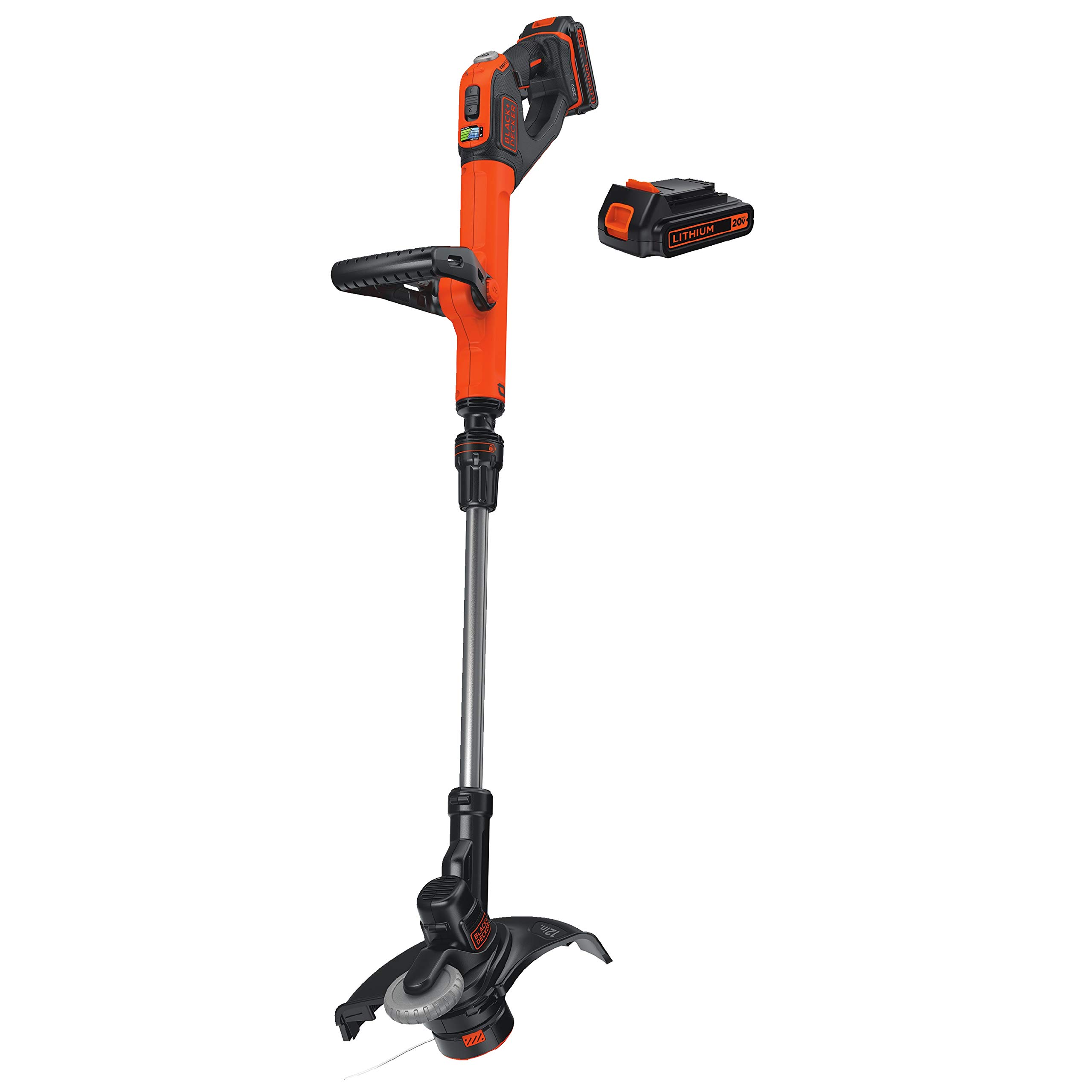 **BLACK+DECKER LSTE525 20V MAX Lithium Cordless String Trimmer & Edger with 4-Ah Battery – Lightweight, Easy Feed for Lawn & Garden Maintenance**    *(Perfect for Trimming Grass, Edging Walkways, and Maintaining Neat Yards – Includes Extra LB2X4020 Battery Pack)*