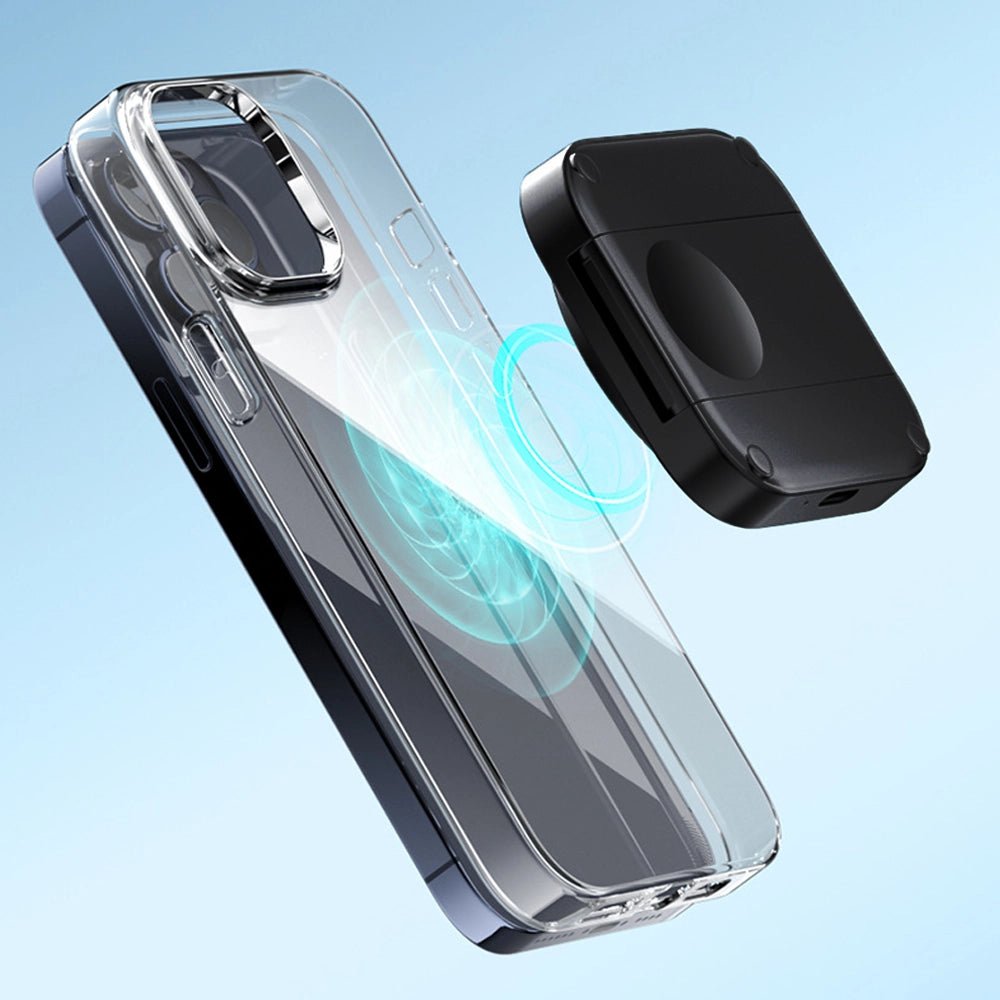 PowerSnap 2-in-1 MagSafe Wireless Charger for iPhone 15/14/13 & Apple Watch - Fast Magnetic Charging Stand for Home, Office & Travel