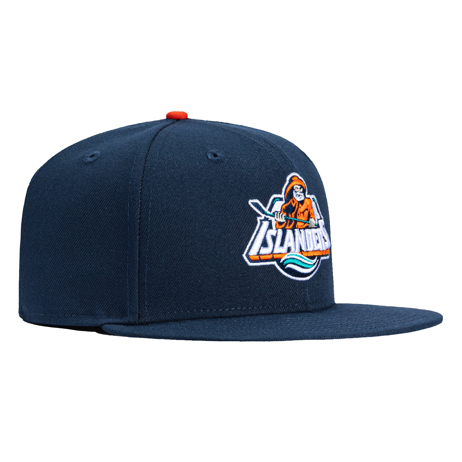 New Era 59Fifty New York Islanders Reversed Retro Snapback Hat - Navy Blue NHL Hockey Cap for Men & Women - Perfect for Games, Fan Gear & Streetwear Fashion