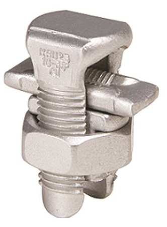 Split-Bolt Connector 2 Str to 1/0 Str - Pack of 6 - Heavy Duty Electrical Connectors for Home Wiring & Industrial Applications