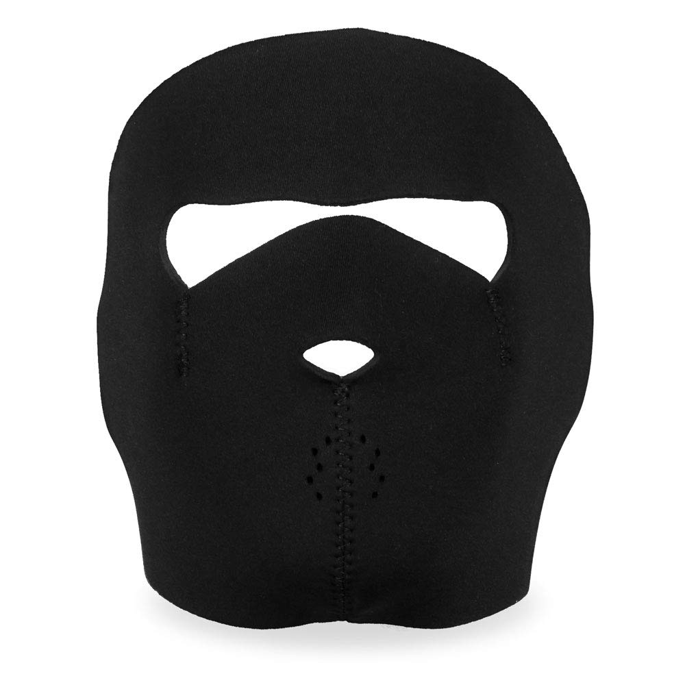 Hot Leathers Neoprene Face Mask - Black - Comfortable & Breathable for Outdoor Activities, Sports & Daily Protection
