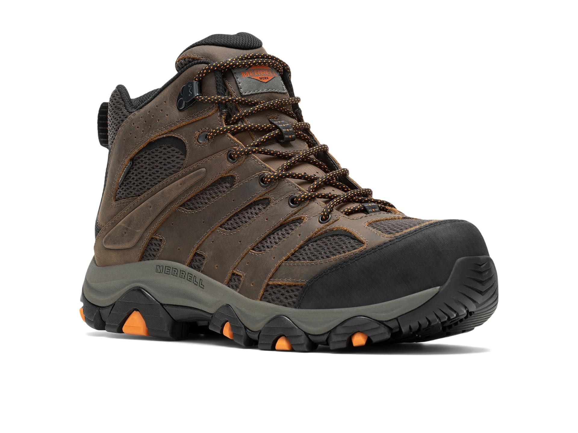 Merrell Moab Vertex 2 Mid Waterproof Hiking Boots for Men - Carbon Fiber Toe Protection | Ideal for Outdoor Adventures, Trail Running & Mountain Climbing