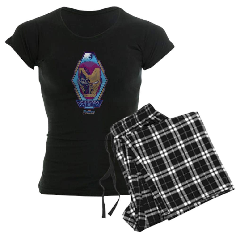 Iron Man Head Women's Pajama Set - Marvel Superhero Sleepwear for Fans - Cozy Lounge & Sleepwear for Movie Nights & Comic Conventions
