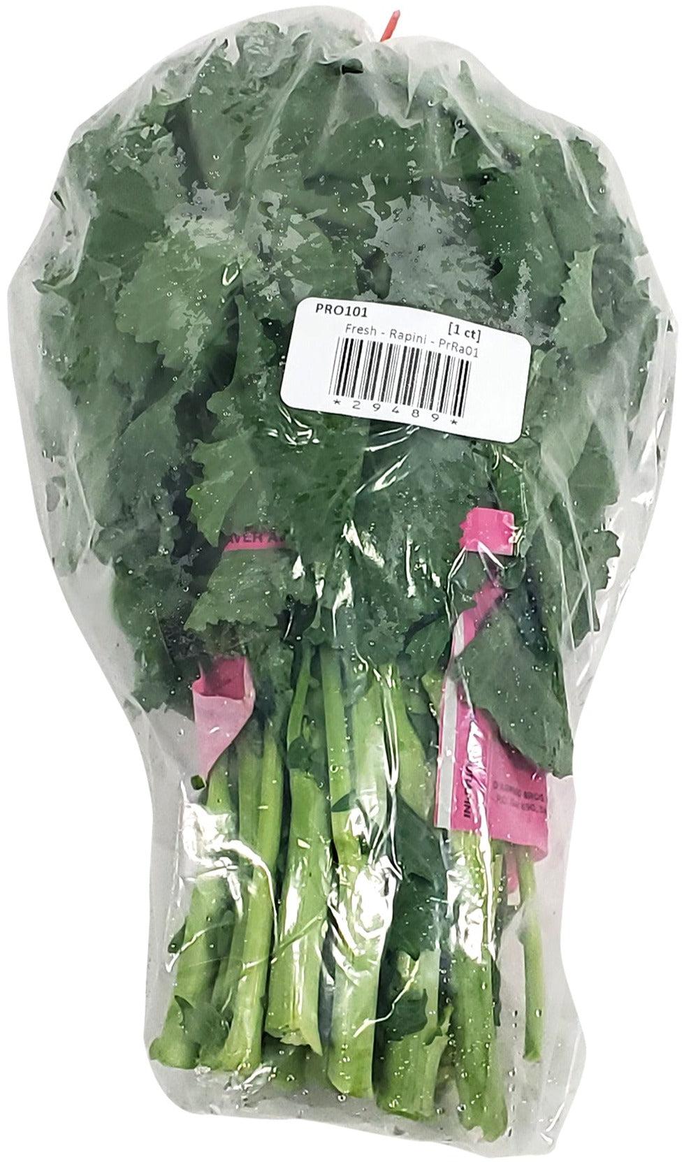 Fresh Organic Rapini Bunch - 1 Count | Healthy Leafy Greens for Italian Recipes, Salads & Sauteed Dishes