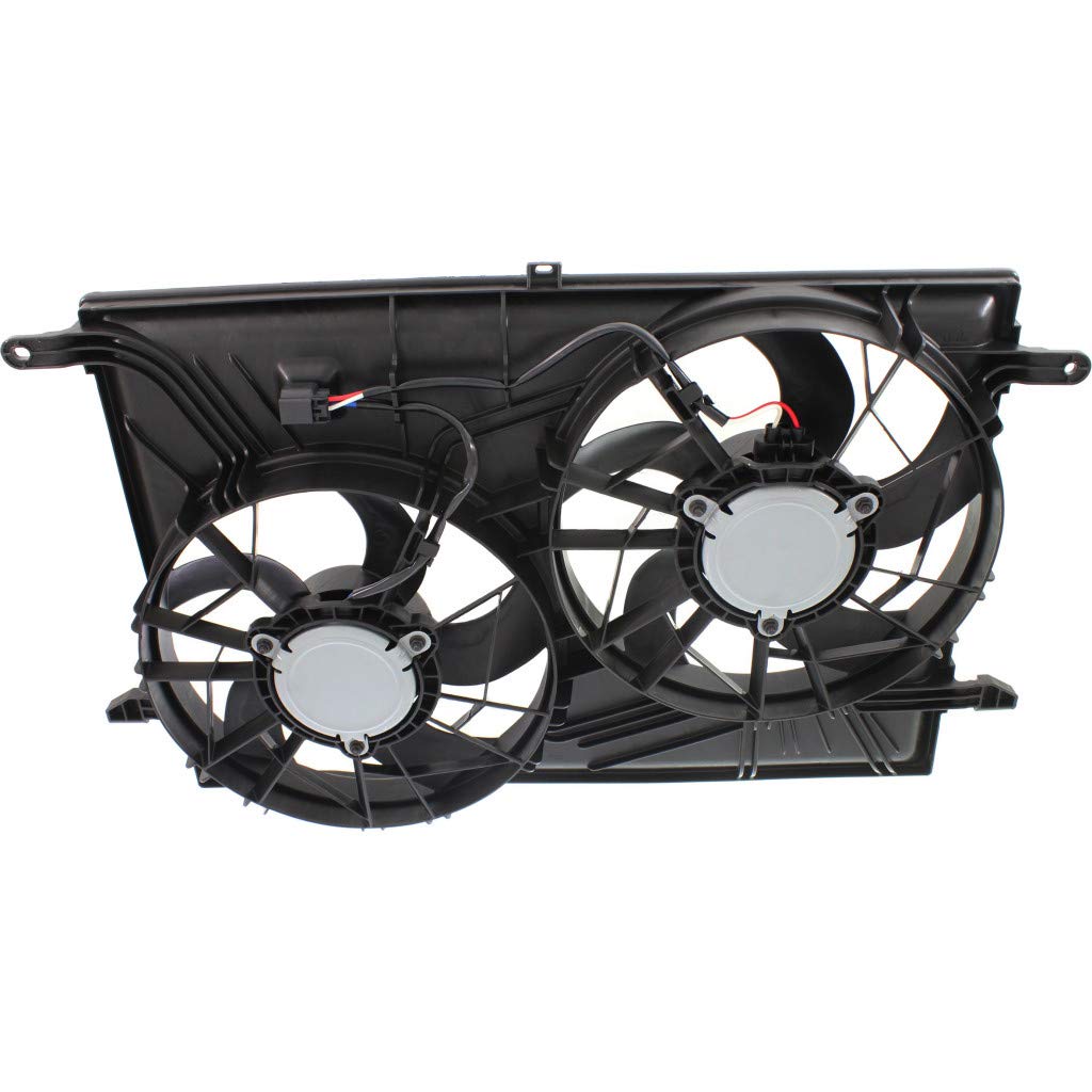 2007-2010 Saturn Outlook Radiator Cooling Fan Replacement - GM3115219 23434158 - Dual Fan Assembly for Engine Cooling & Overheating Prevention | Perfect for Summer Driving & Heavy Loads