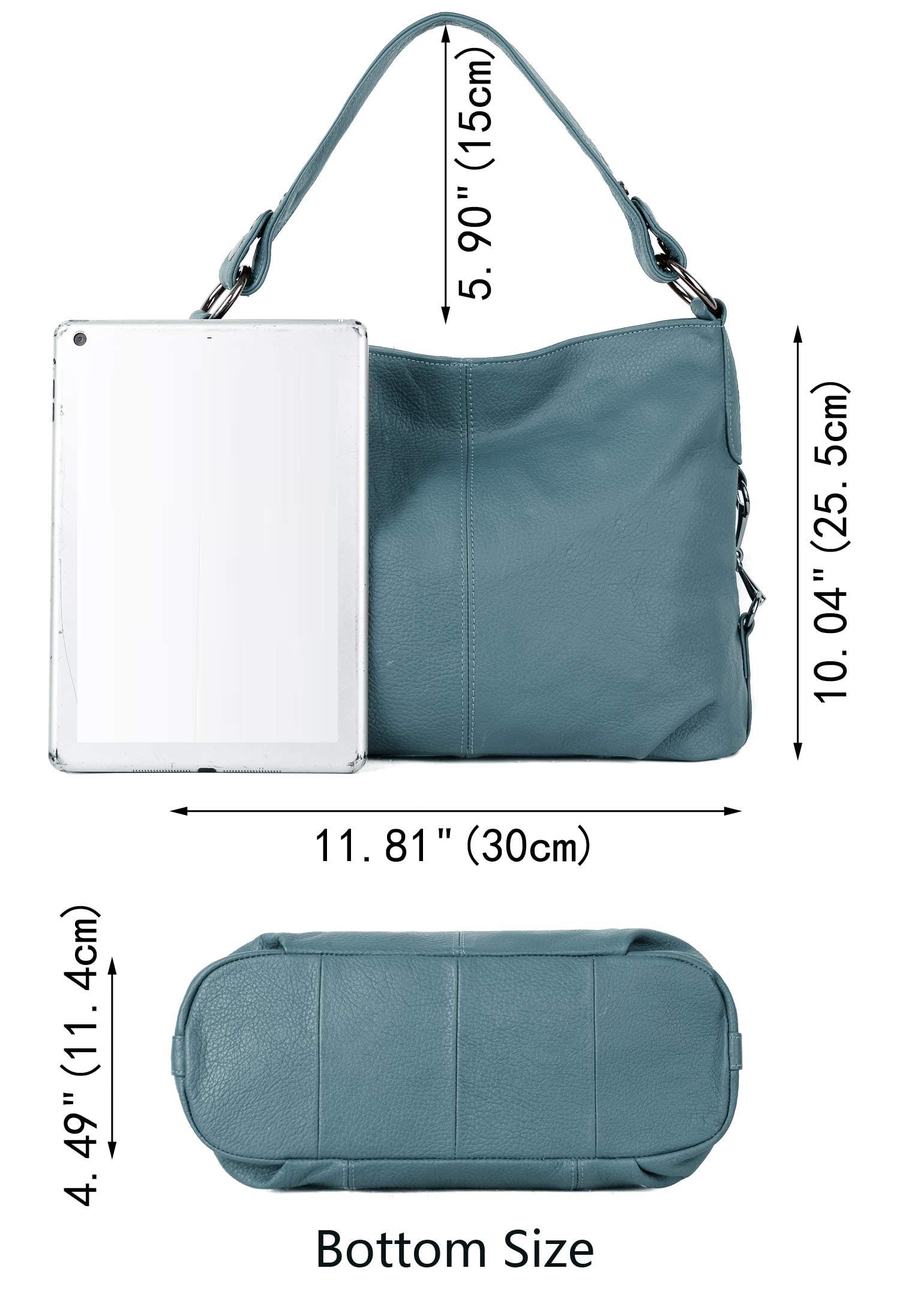 YALUXE Genuine Leather Shoulder Bag for Women - Stylish Crossbody Purse for Work & Travel