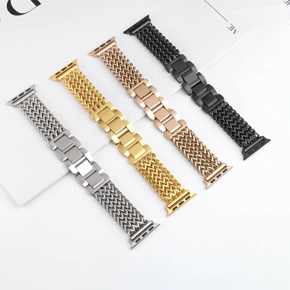 ElysiumHalo Apple Watch Band for Women - Stylish Replacement Strap Compatible with Apple Watch Series 9/8/7/6/5/4/SE - Perfect for Workouts, Office Wear & Everyday Fashion Accessory