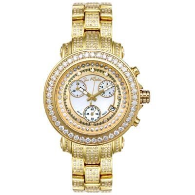 Rio JRO9 Diamond Watch for Women - Luxury Stainless Steel Dress Watch with Genuine Diamonds - Perfect for Formal Events, Weddings & Special Occasions