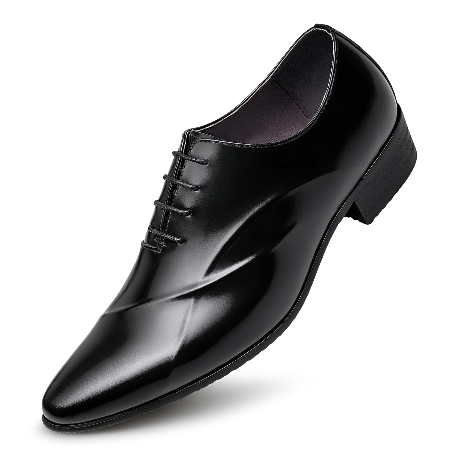ZRO Men's Lace Up Formal Modern Oxford Dress Shoes - Comfortable Business & Wedding Shoes for Men - Perfect for Office, Party & Formal Occasions