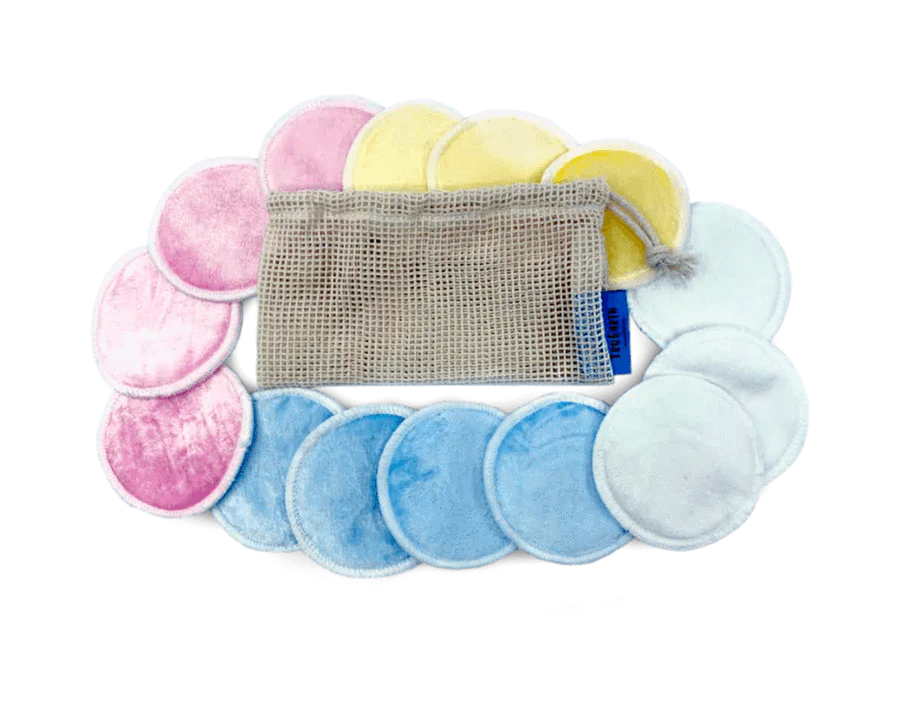 Eco-Friendly Bamboo Reusable Makeup Remover Pads - Soft & Gentle for All Skin Types | Perfect for Travel, Daily Skincare & Sustainable Beauty Routine | Holiday Special Offer
