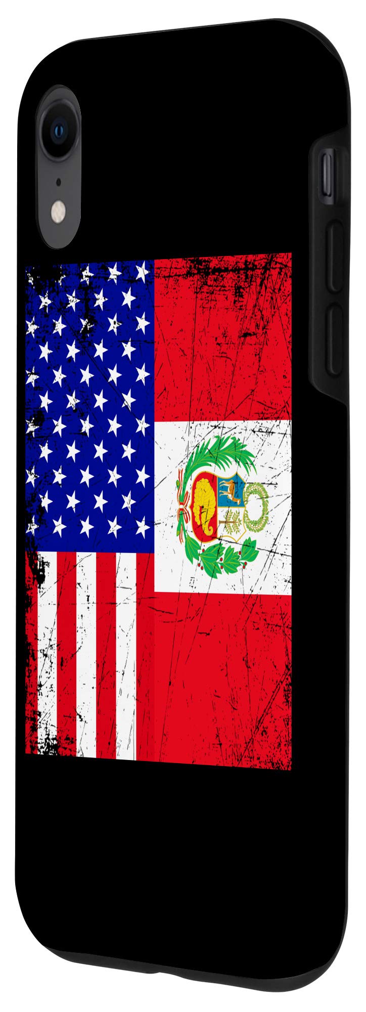 iPhone XR Case - Peru & USA Flag Design for Patriotic Pride | Travel & Daily Use