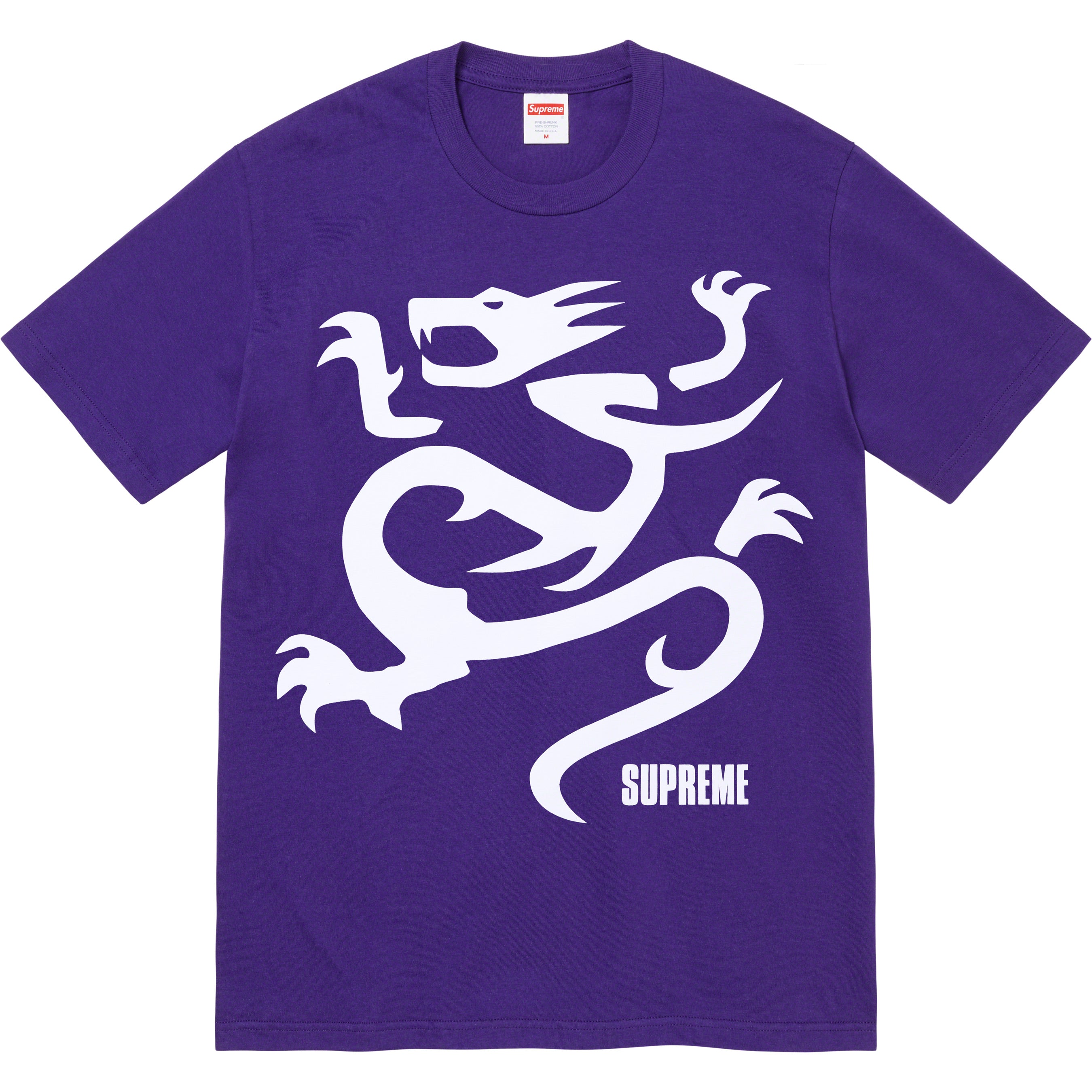 Supreme Mobb Deep Dragon Graphic T-Shirt - Purple Hip Hop Streetwear Tee for Men | Casual Wear, Concerts & Urban Fashion