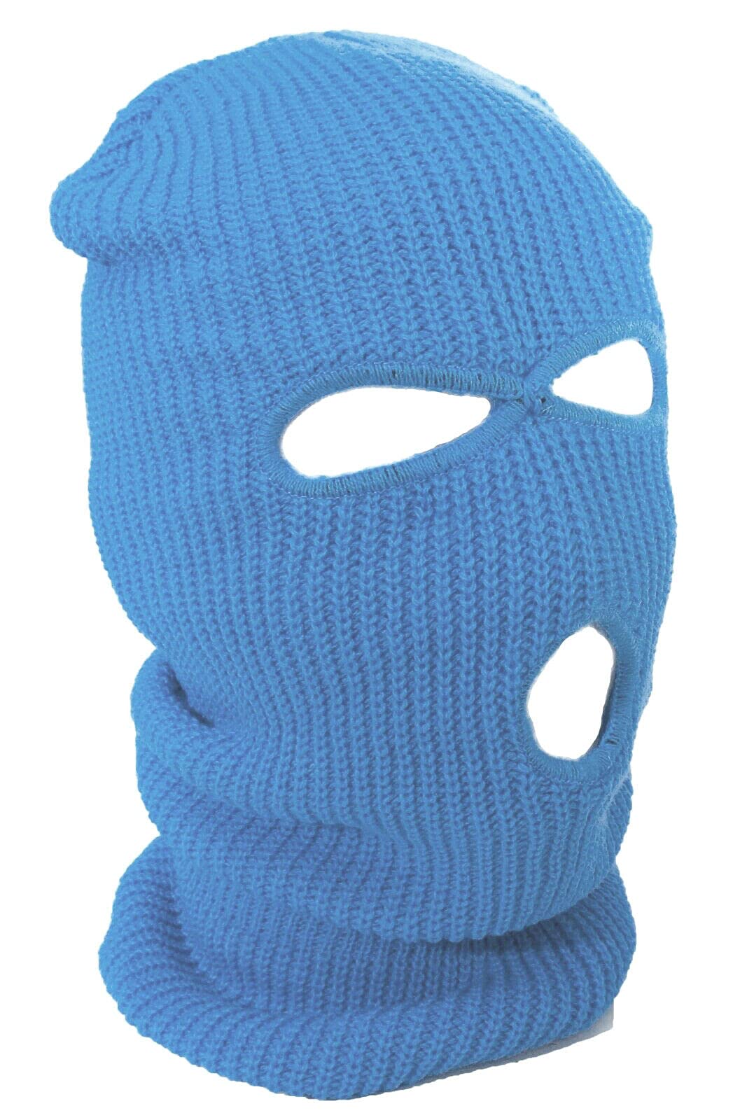 Warm Knit Ski Mask - 3 Hole Full Face Cover Balaclava for Adults | Winter Sports, Snowboarding, Skiing & Cold Weather Protection