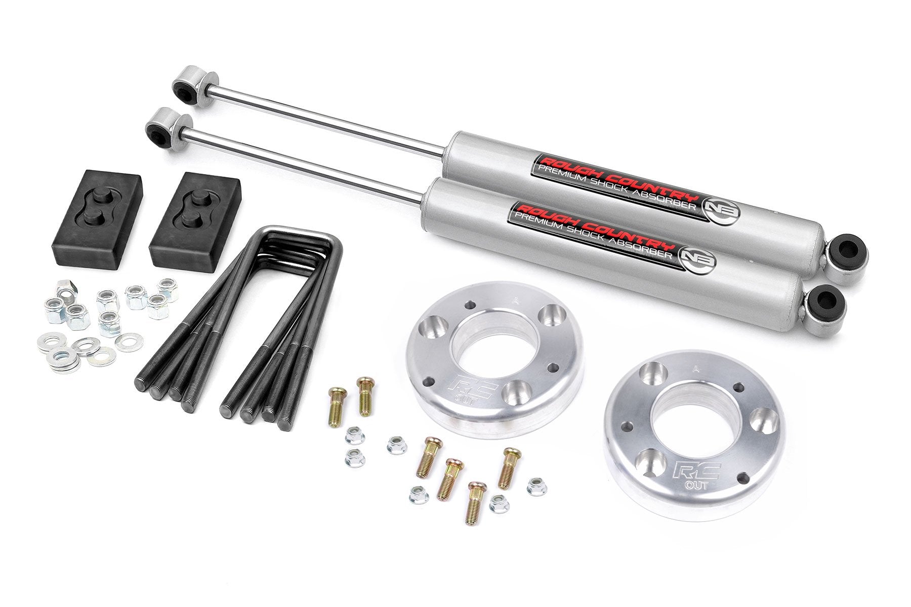 2 Inch Lift Kit for Ford F-150 2WD/4WD (2014-2020) | Aluminum Spacer Leveling Kit | Off-Roading & Truck Suspension Upgrade | Model 56930