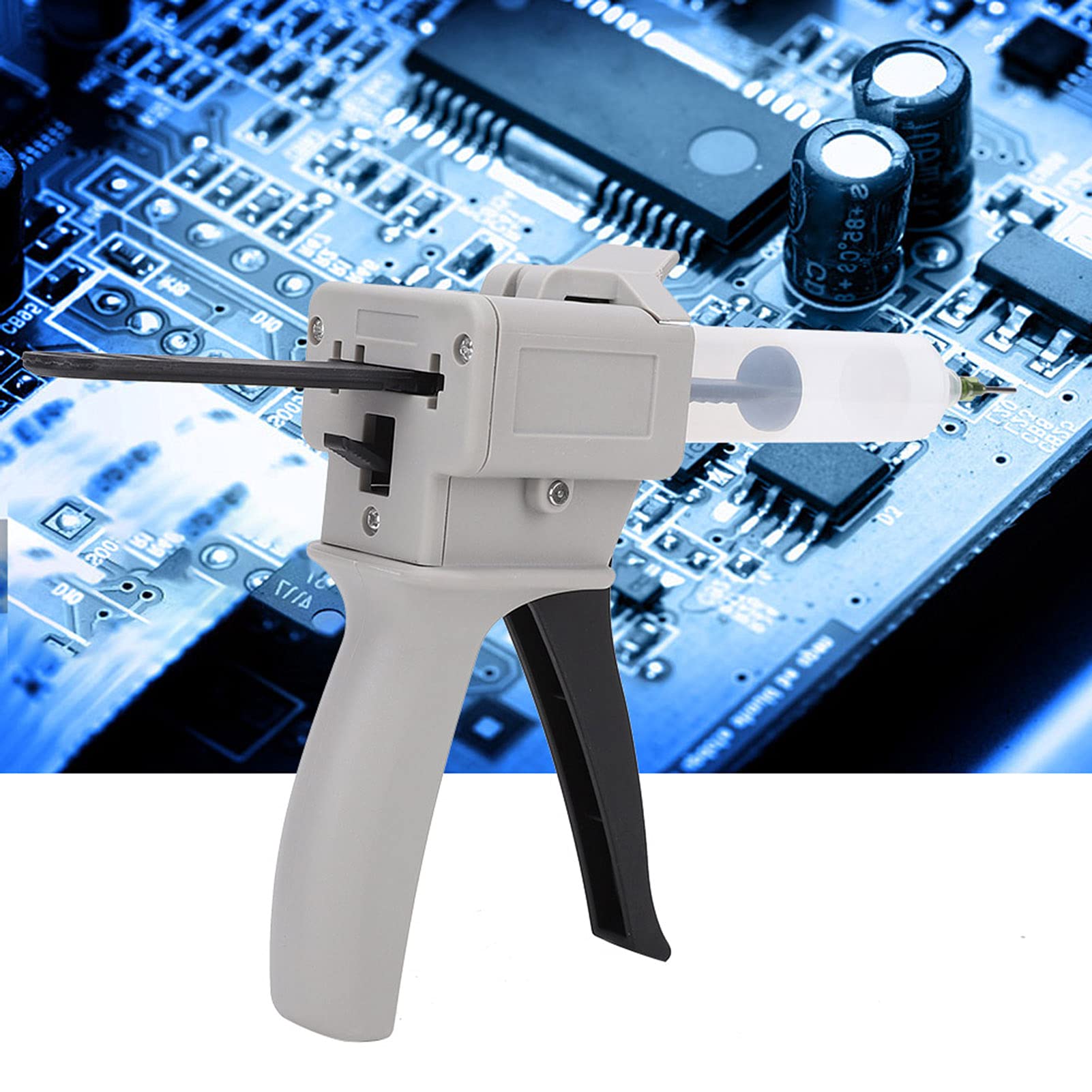 Hot Adhesive Dispenser Glue Gun with Ergonomic Handle - Perfect for DIY Crafts, Home Repairs & Woodworking Projects