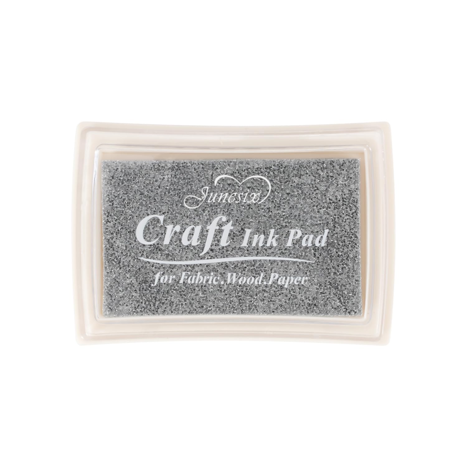 Washable Silver Ink Pad for Kids Stamps & Scrapbooking - DIY Crafting Fun