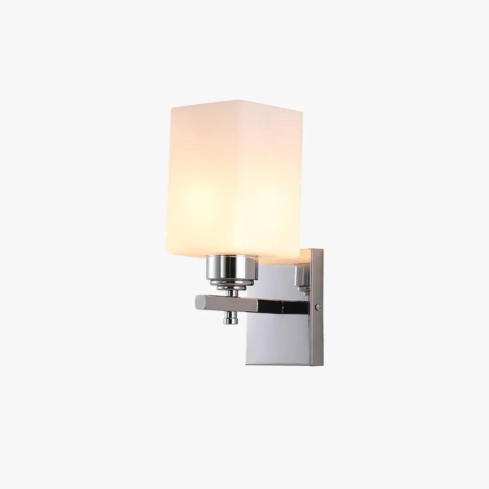 Single Wall Light White - Modern LED Sconce for Living Room, Bedroom & Hallway Lighting | Dimmable Indoor Wall Lamp for Home Decor