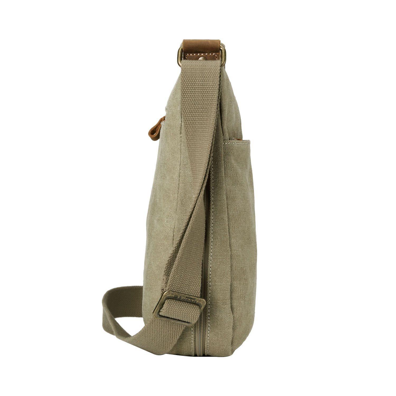 TRP0236 Troop London Classic Canvas Crossbody Bag - Stylish & Durable for Travel, Work & Everyday Use