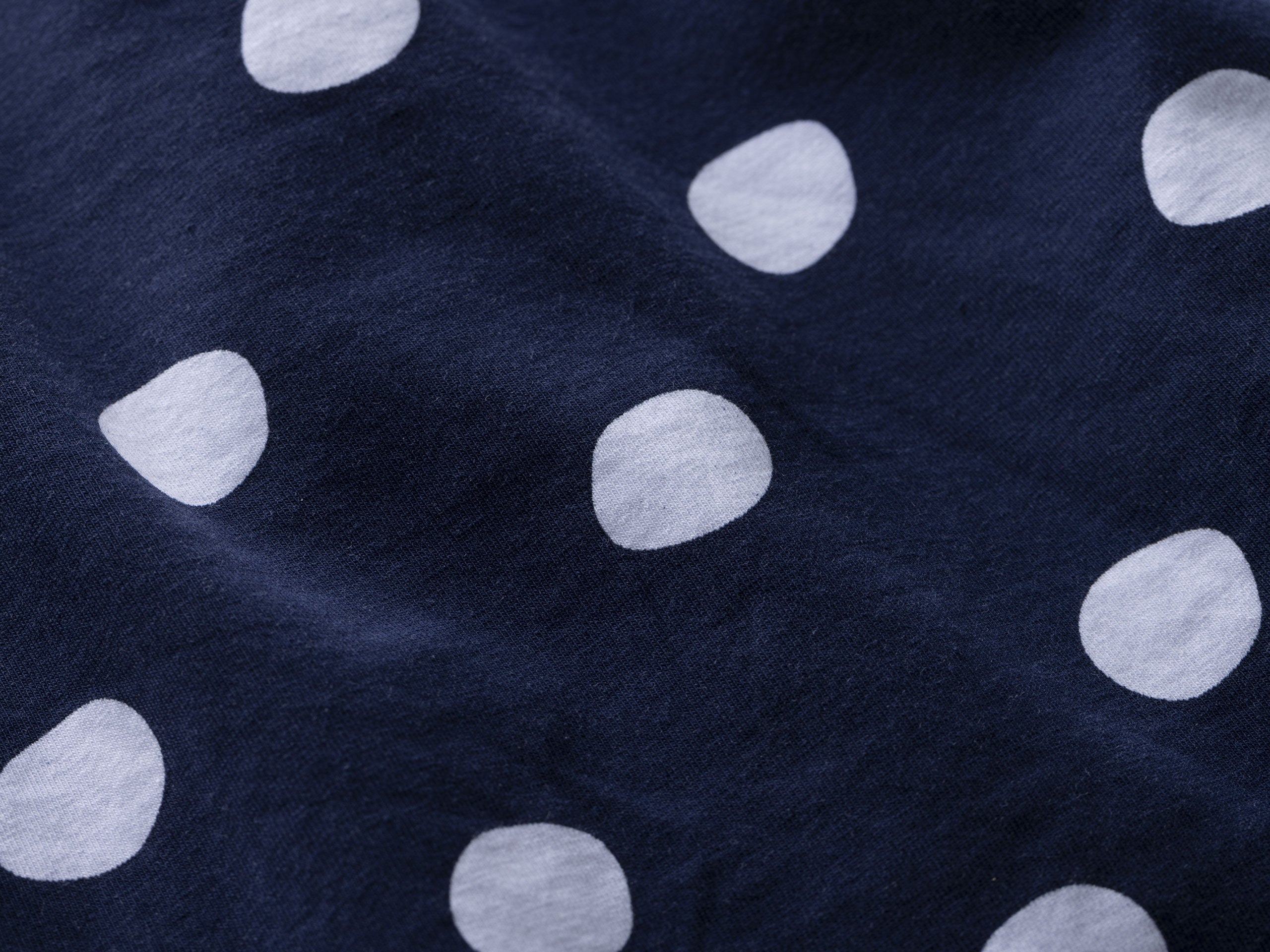 Slim Fit Boxer Briefs for Men - Navy Blue with Hand-Drawn Dots | Soft Comfortable Underwear for Daily Wear, Workout & Lounge | Premium Cotton Boxer Shorts