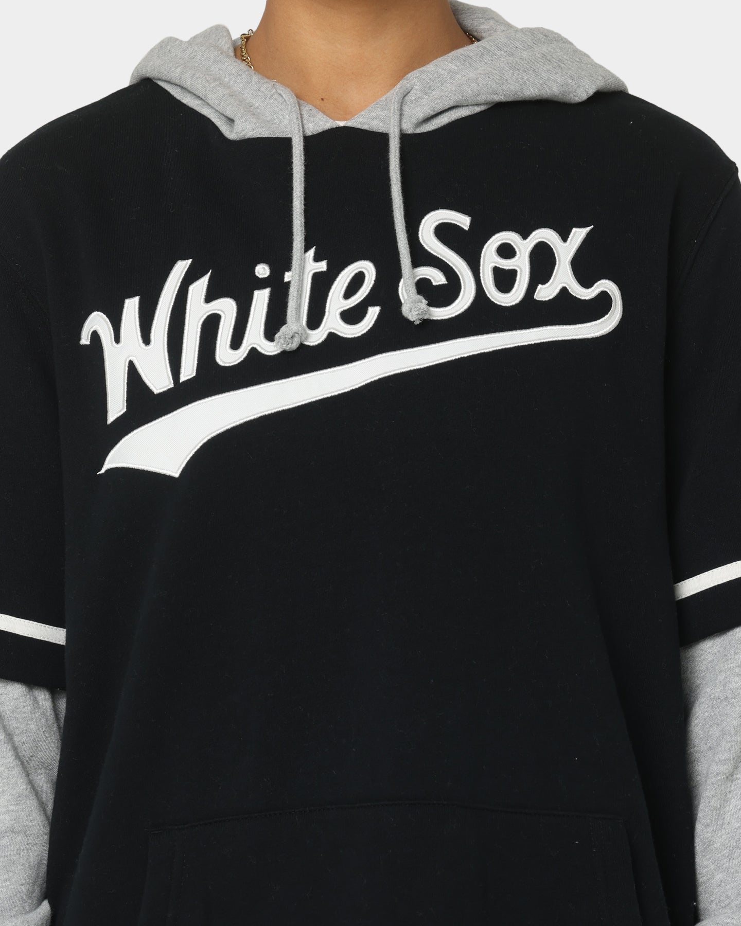 47 Brand Chicago White Sox Shortstop Hoodie - Jet Black - Men's Baseball Fan Apparel for Game Day & Casual Wear