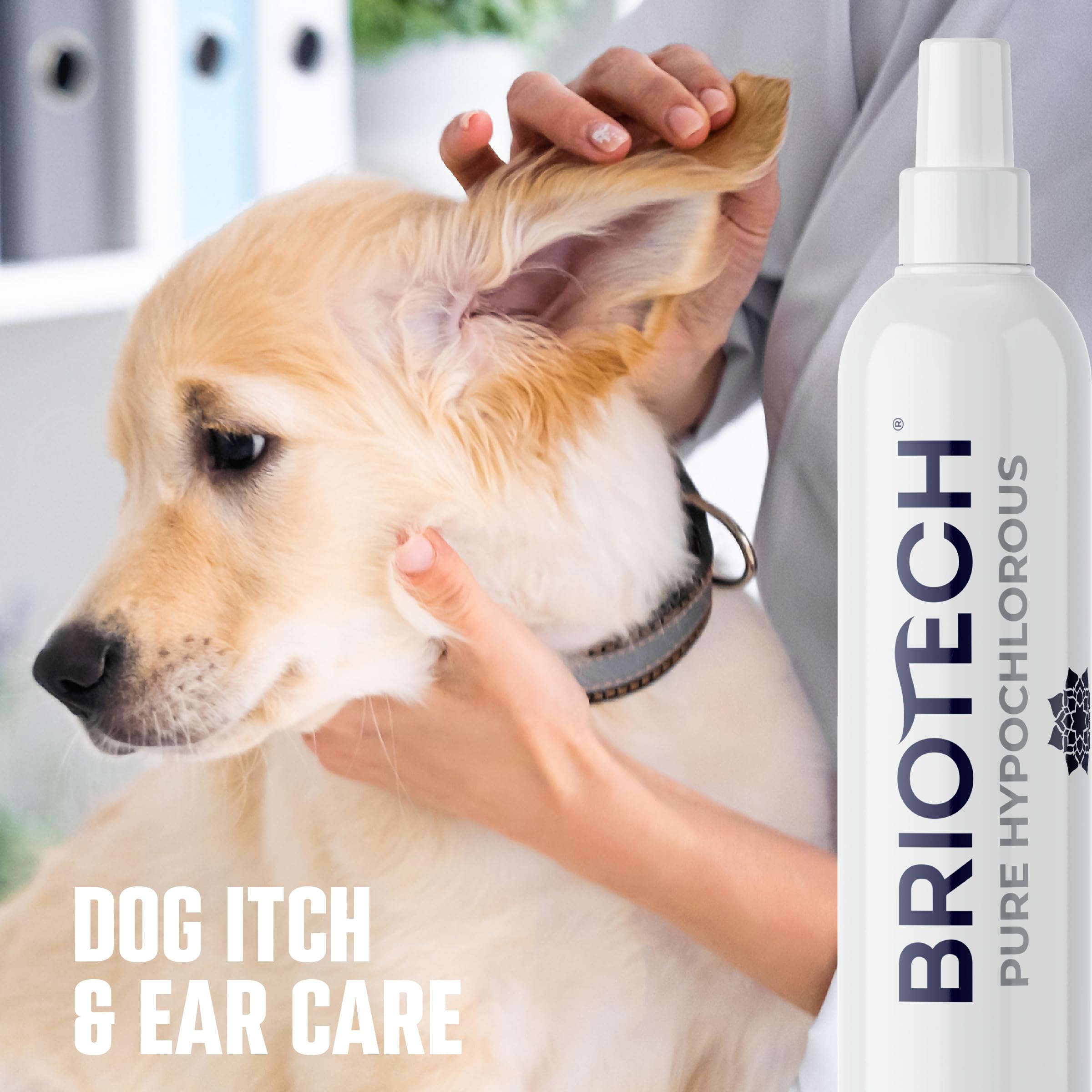 BRIOTECH Pure Hypochlorous Acid Cleaner | Premium HOCl Topical Solution | Multi-Purpose Disinfectant for Home, Skin & Pets | 1 Gallon Refill | Safe for Family & Pet Use | Ideal for Wound Care, Surface Cleaning & Air Purification
