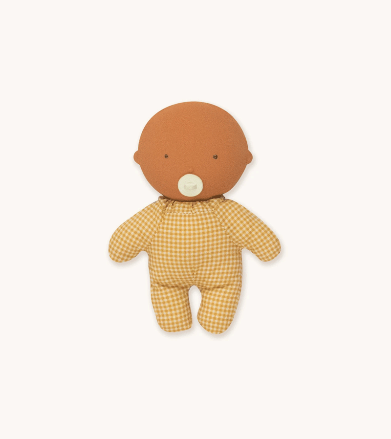 GOMMU Almond Soft Mini Baby Blanket - Ultra Soft & Hypoallergenic for Newborns & Toddlers - Perfect for Nursery, Stroller, and Travel Use