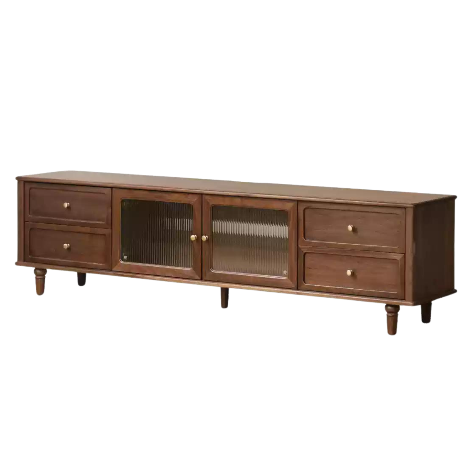 94.4x15.7x21.2 inch / 240x40x54cm / Rich Dark Walnut color / TV cabinet