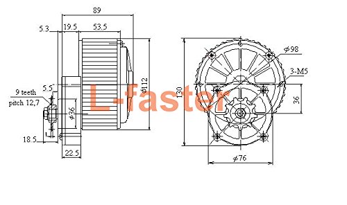 24V/36V 450W Electric Bike Conversion Kit - DIY E-Bike Motor Kit for Bicycle & Scooter | Upgrade Your Ride for Commuting, Off-Road & Urban Adventures