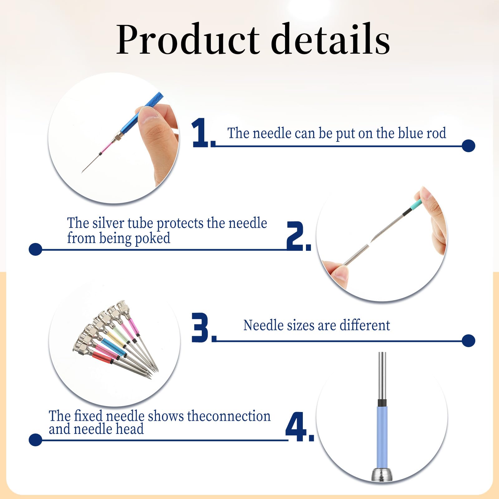 13-Piece Punch Needle Embroidery Kit for Beginners - 10 Sizes Punch Needles with Handles, Cross Stitch DIY Craft Tools for Adults | Perfect for Home Decor, Wall Art & Handmade Gift Projects