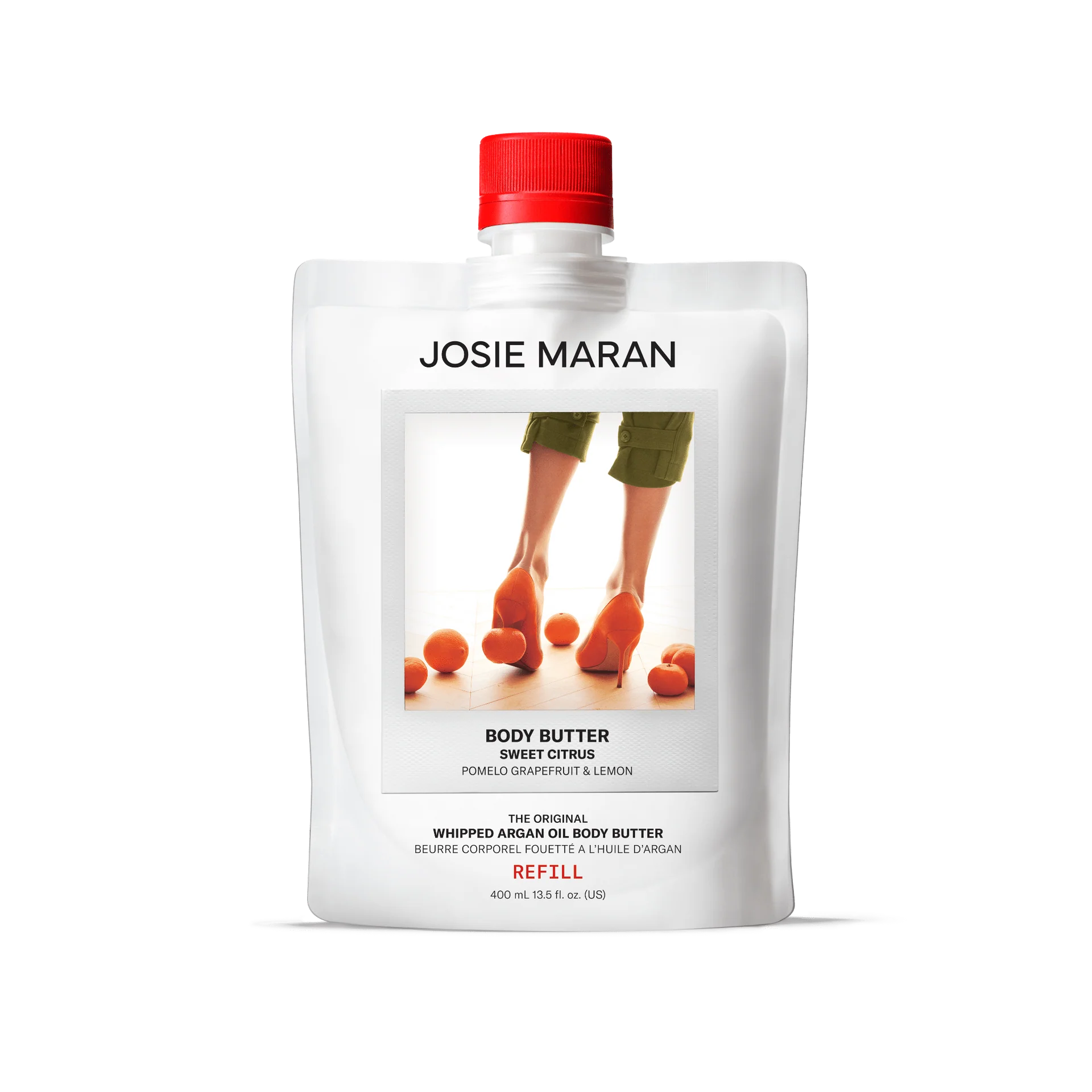 Josie Maran Whipped Argan Oil Body Butter - Ultra Hydrating Moisturizing Cream for Dry Skin, Natural & Organic Skincare - Perfect for Daily Use, After Shower & Nighttime Routine