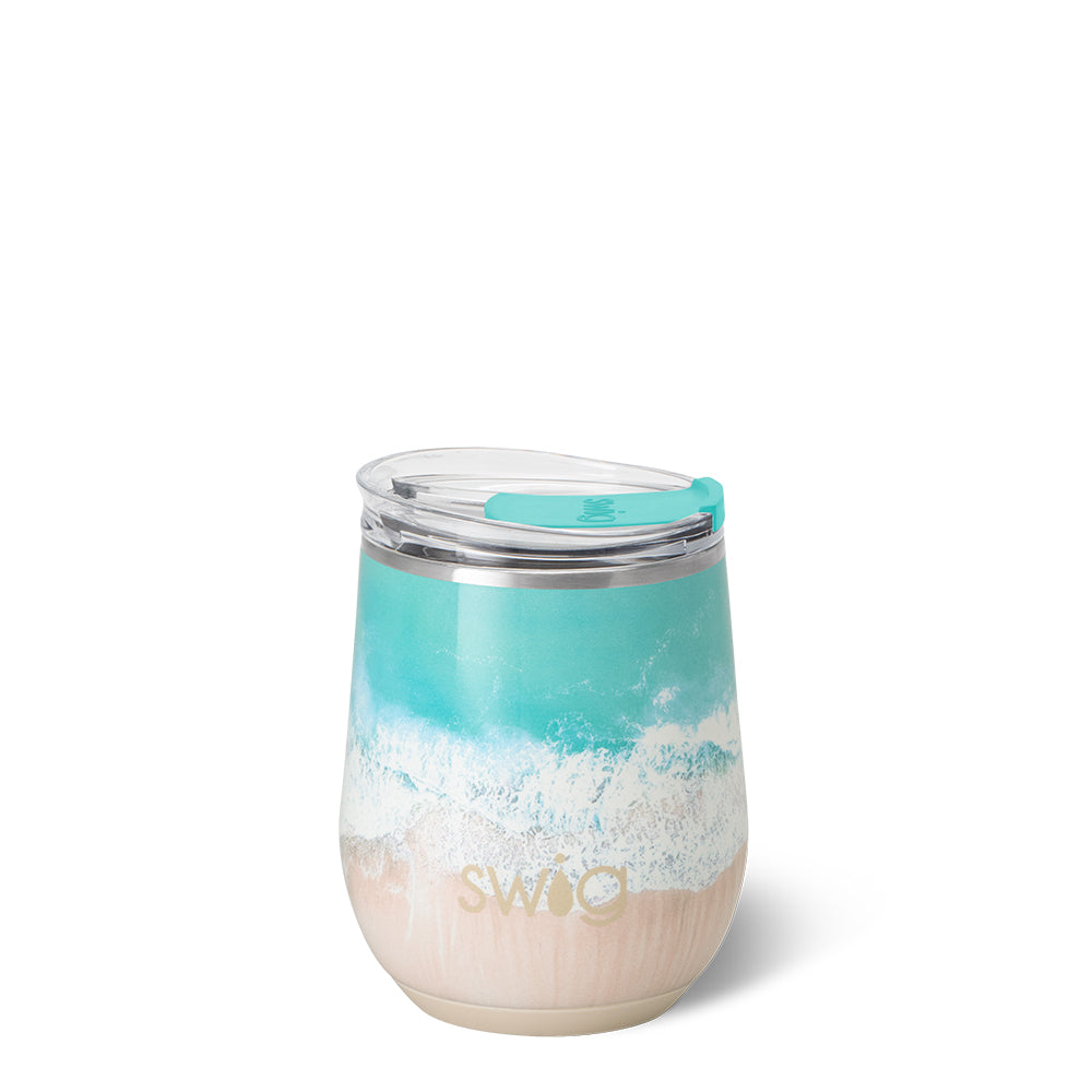 Premium 12oz Stemless Wine Glasses Set - Shatterproof & Elegant for Indoor/Outdoor Parties, Picnics, and Beach Gatherings